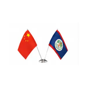 China and Belize flags