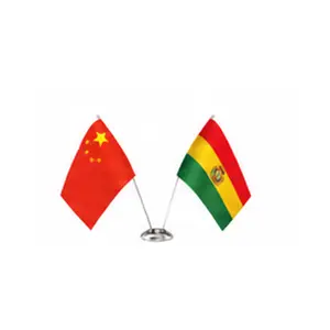 China and Bolivia flags