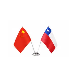 China and Chile flags