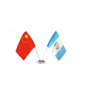 China and Guatemala flags