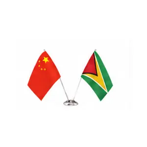 China and Guyana flags