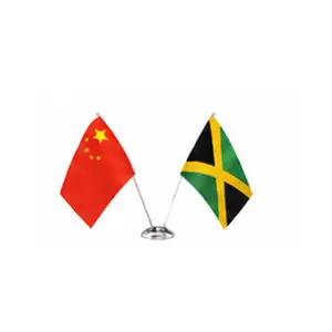 China and Jamaica flags