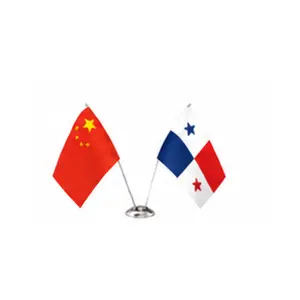 China and Panama flags